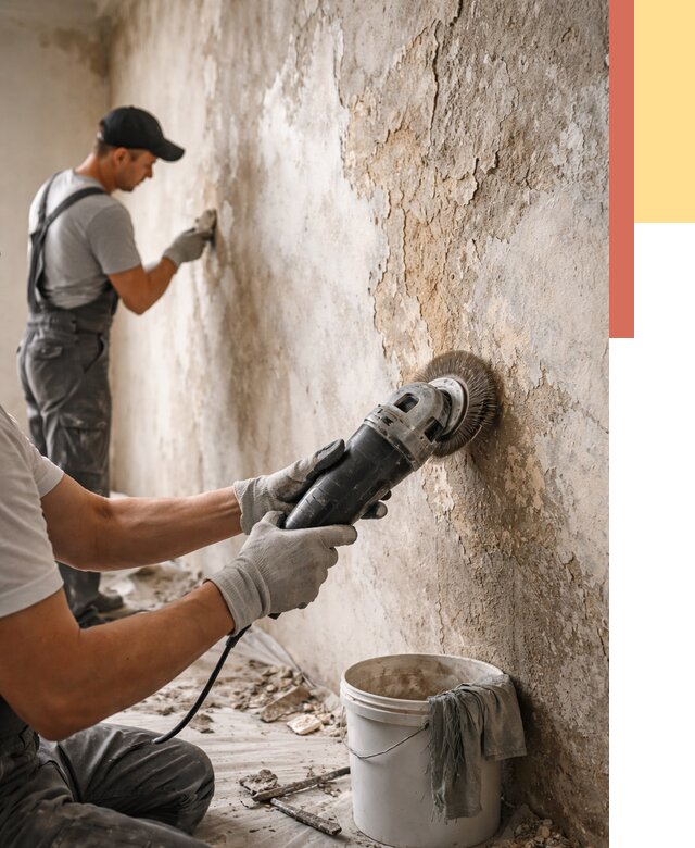 Снятие и удаление краски со стен в Угличе от 2188 руб. — ОТДЕЛОЧНИК-Глч