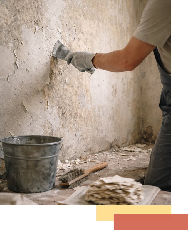 Удаление старой краски со стен в Угличе качественно и быстро