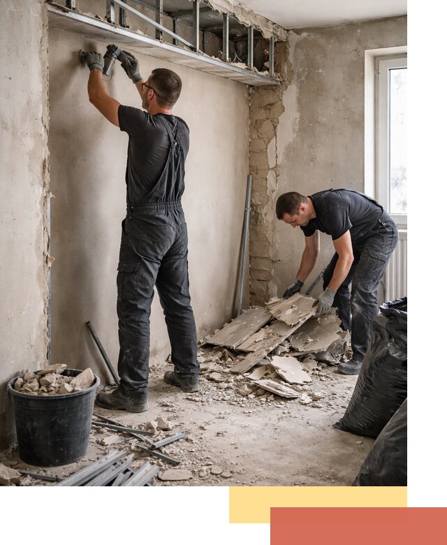 Демонтаж короба из гипсокартона в Угличе быстро и аккуратно