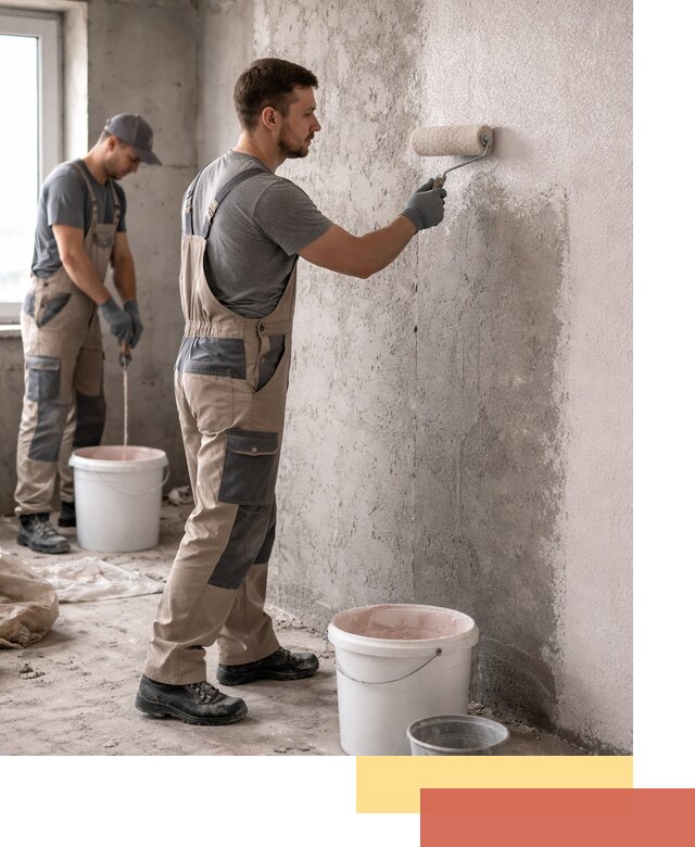 Нанесение бетоноконтакта на стены в Угличе для последующей отделки