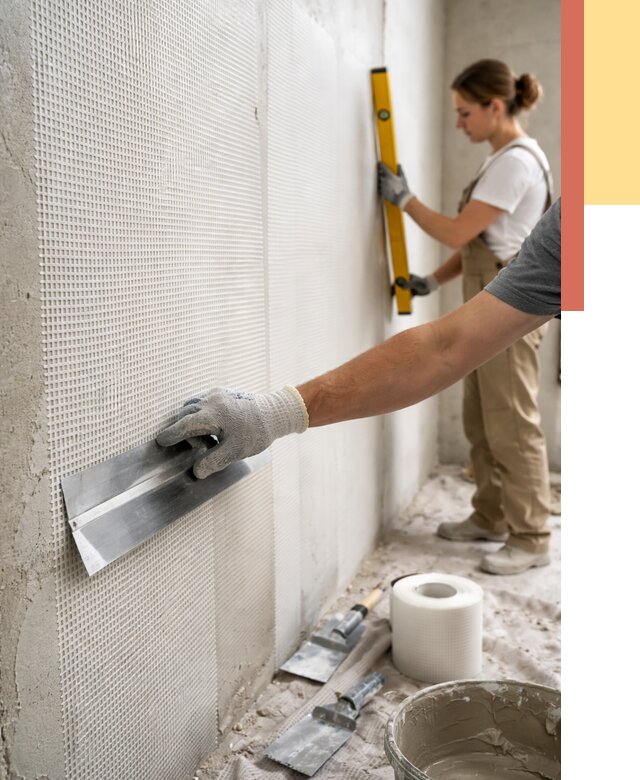 Армирование стен стеклосеткой в Угличе от 3334 руб. под ключ | ОТДЕЛОЧНИК-Глч