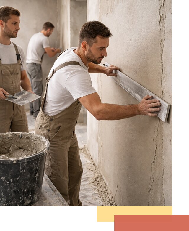 Штукатурка стен без маяков в Угличе быстро и качественно