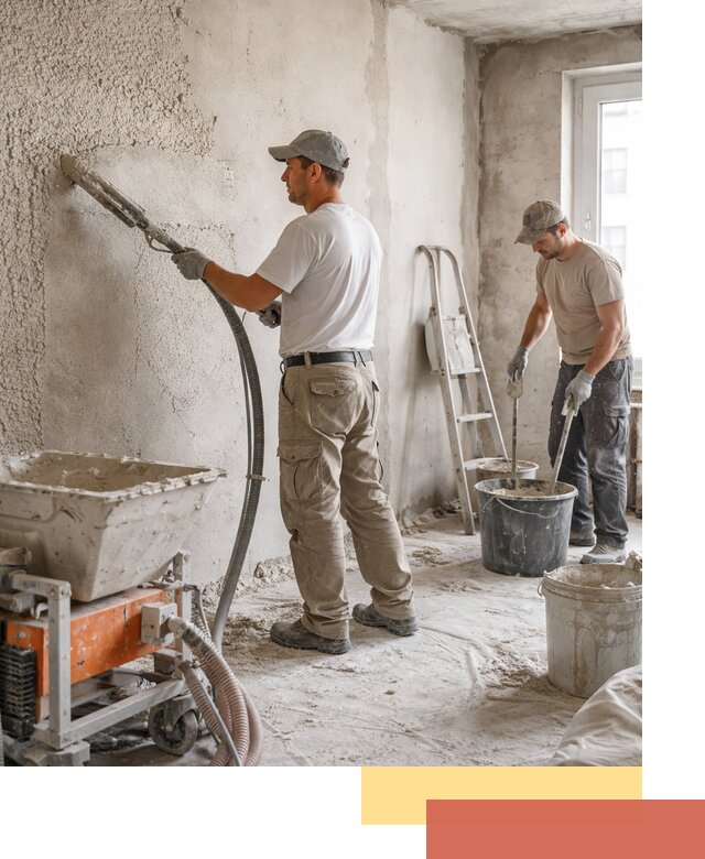 Машинная штукатурка стен в Угличе — быстро и качественно