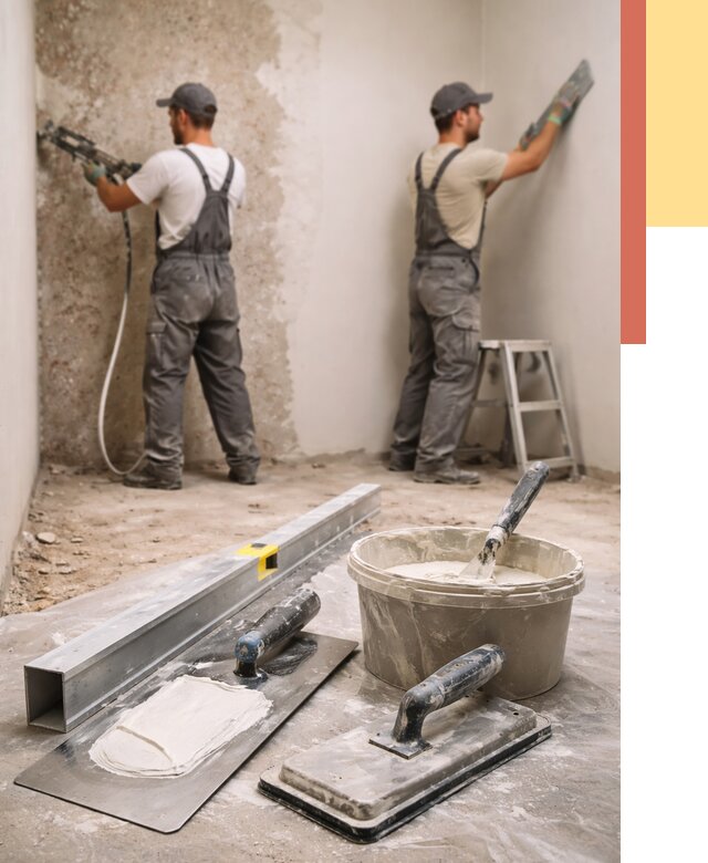 Штукатурка стен под обои в Угличе от 4689 руб./м2 — выравнивание под обои | ОТДЕЛОЧНИК-Глч