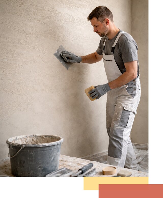 Декоративная штукатурка травертин в Угличе для стен и потолков