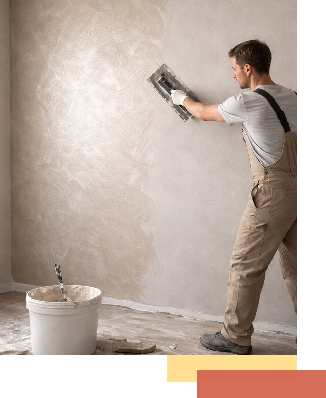 Декоративная штукатурка «Мокрый шелк» под ключ в Угличе