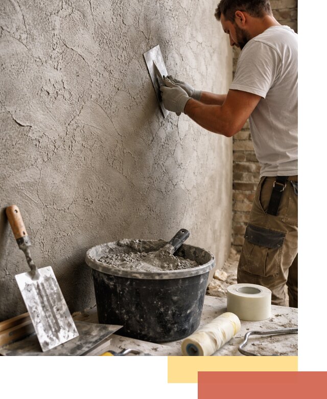 Декоративная штукатурка лофт в Угличе — отделка стен и потолков