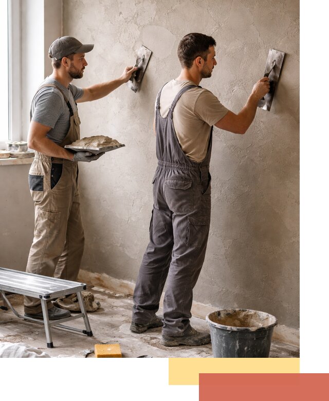 Ремонт декоративной штукатурки и восстановление фактуры в Угличе