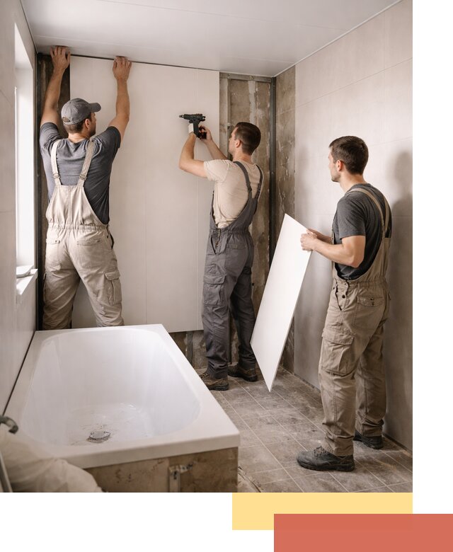 Отделка ванной панели ПВХ профессионально в Угличе