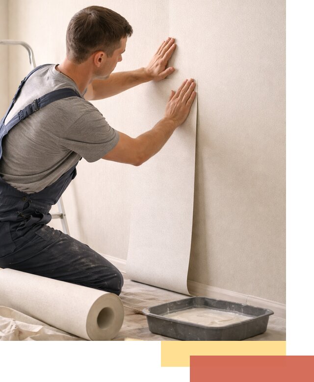 Поклейка флизелиновых обоев в Угличе качественно и быстро