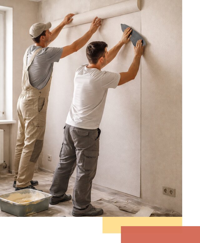 Поклейка виниловых обоев в Угличе профессионально и качественно