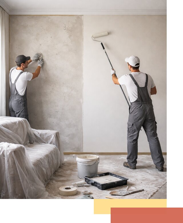 Покраска стен антивандальной краской в Угличе