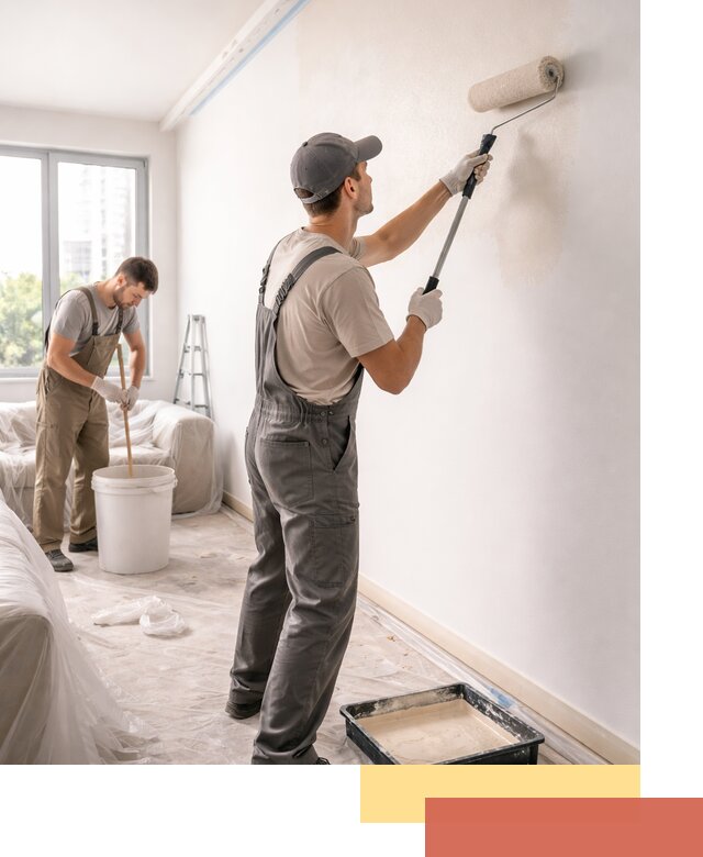 Покраска стен в офисе в Угличе — быстрый и качественный ремонт