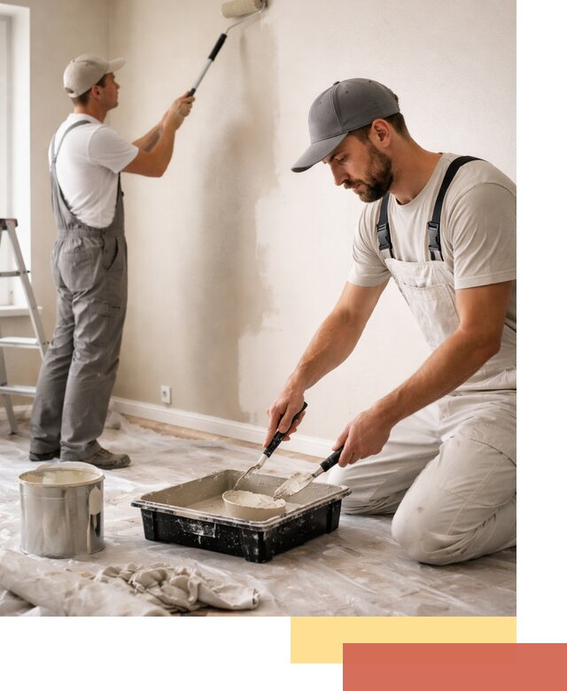 Покраска стен в квартире в Угличе — профессионально и аккуратно