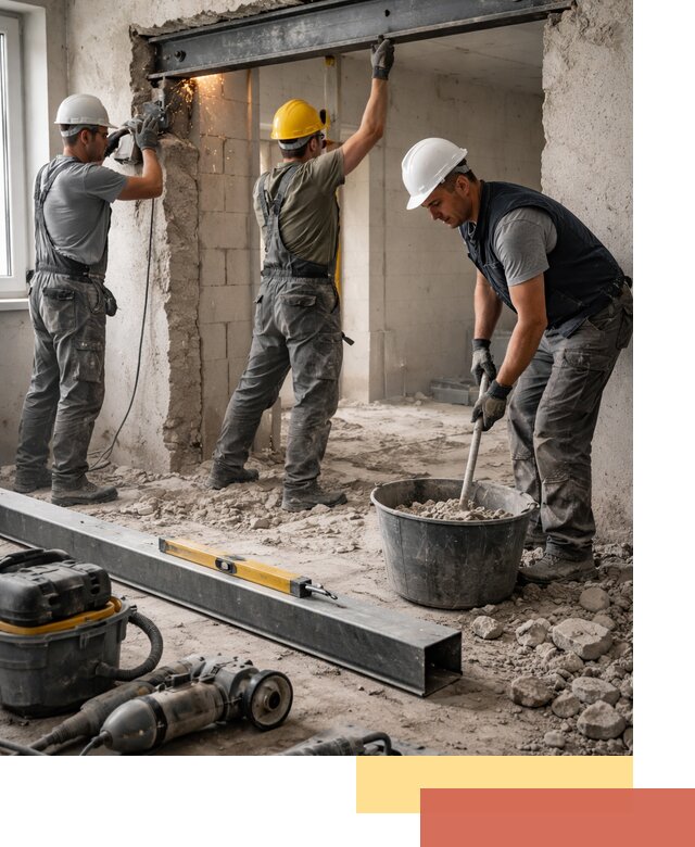 Создание проемов в стенах и несущих конструкциях в Угличе