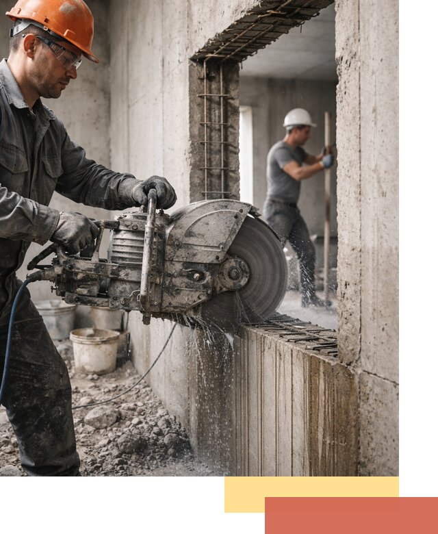 Алмазная резка проемов в Угличе быстро и точно