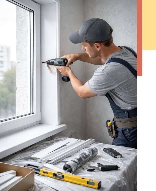 Установка пластиковых откосов в Угличе от 2345 руб. | ОТДЕЛОЧНИК-Глч монтаж, быстро и недорого