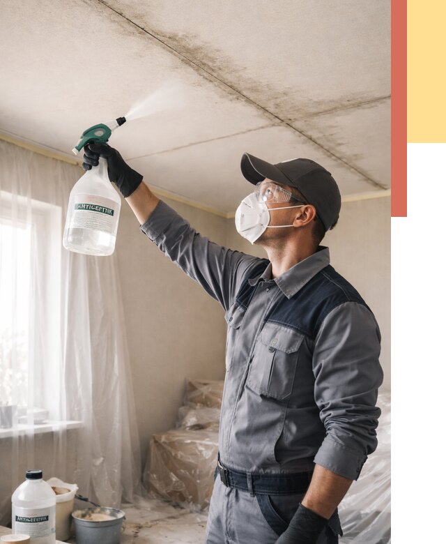 Антисептическая обработка потолка в Угличе от 2605 руб. | ОТДЕЛОЧНИК-Глч