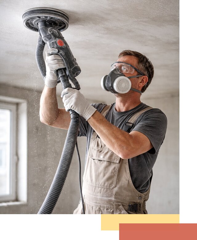 Шлифовка потолка в Угличе — качественная подготовка под отделку