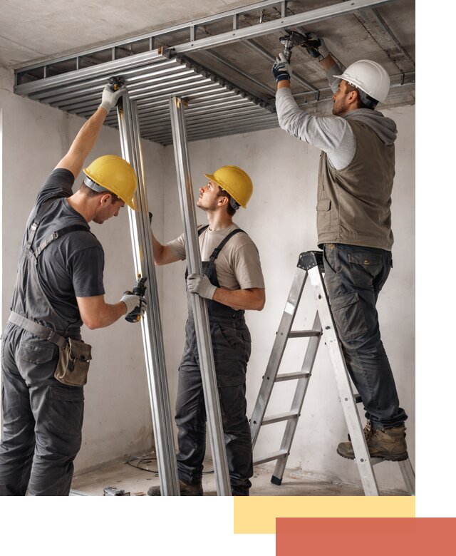 Монтаж реечного потолка под ключ в Угличе