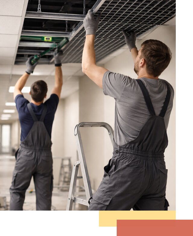 Монтаж потолка Грильято в Угличе: установка под ключ качественно