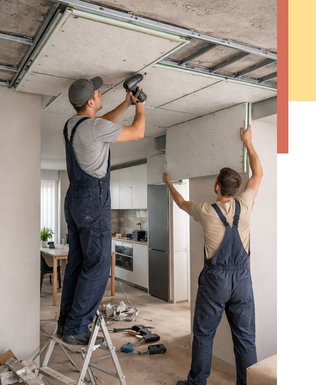 Шумоизоляция потолка панелями зипс в Угличе от 1928 руб. под ключ | ОТДЕЛОЧНИК-Глч